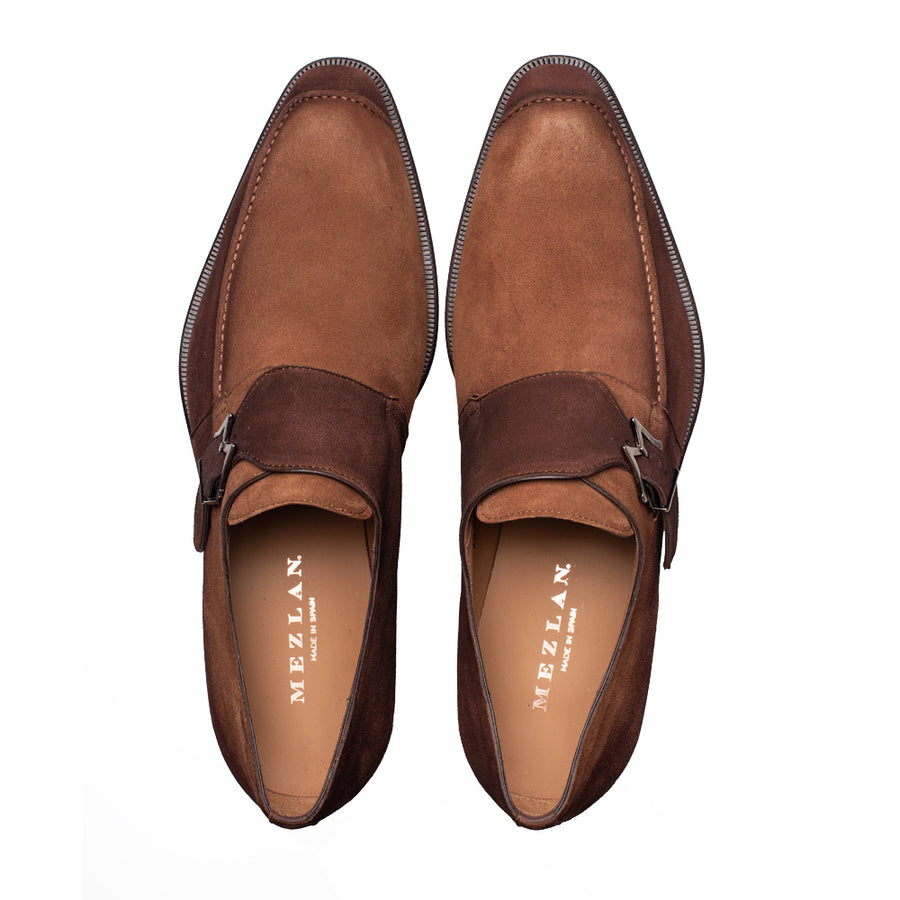 Mezlan Diesel: Luxury Suede Monk Strap Shoe main image 0