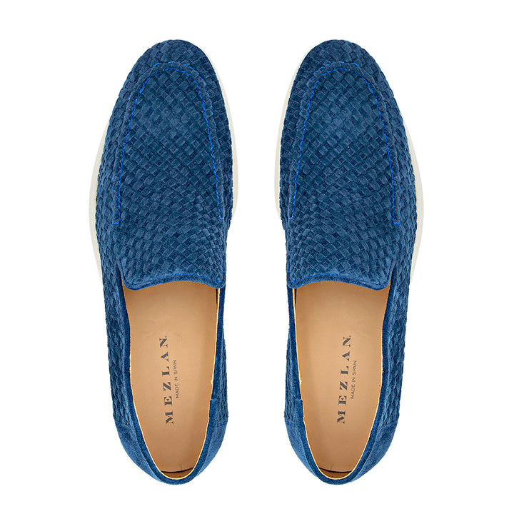Sanlucar Woven Suede Moccasin