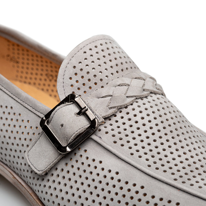 Perforated Nubuck Mocassin