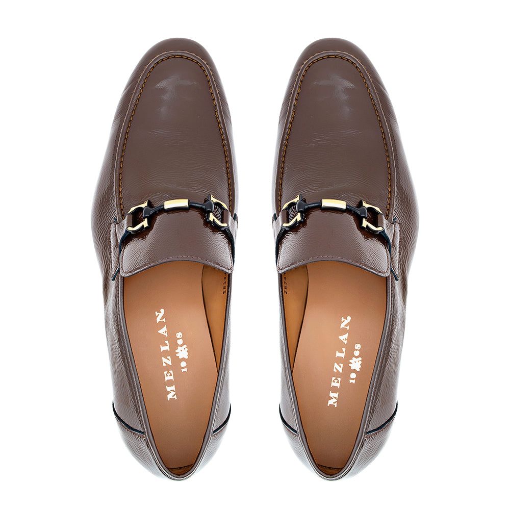 Shiny Calf Ornament Loafer