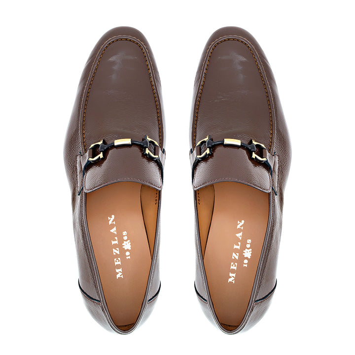Shiny Calf Ornament Loafer