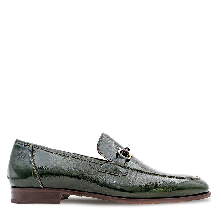 Shiny Calf Ornament Loafer