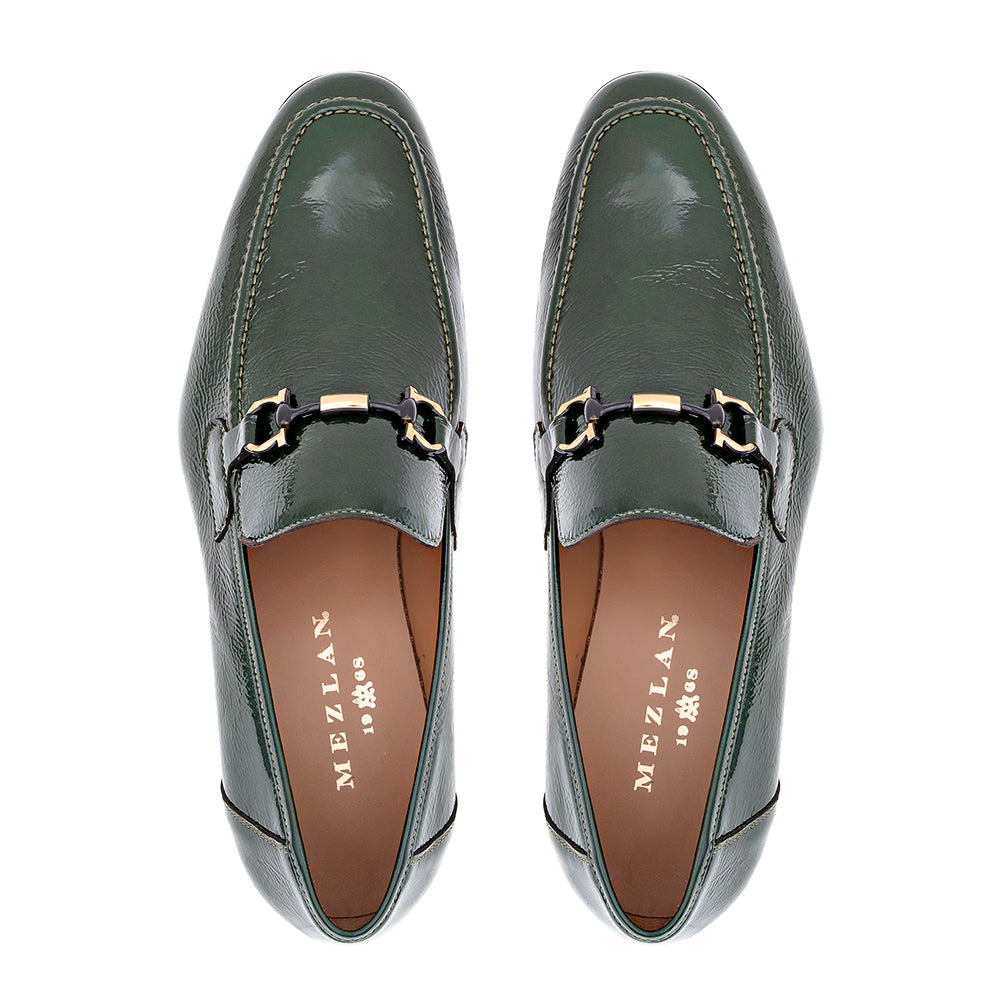 Shiny Calf Ornament Loafer