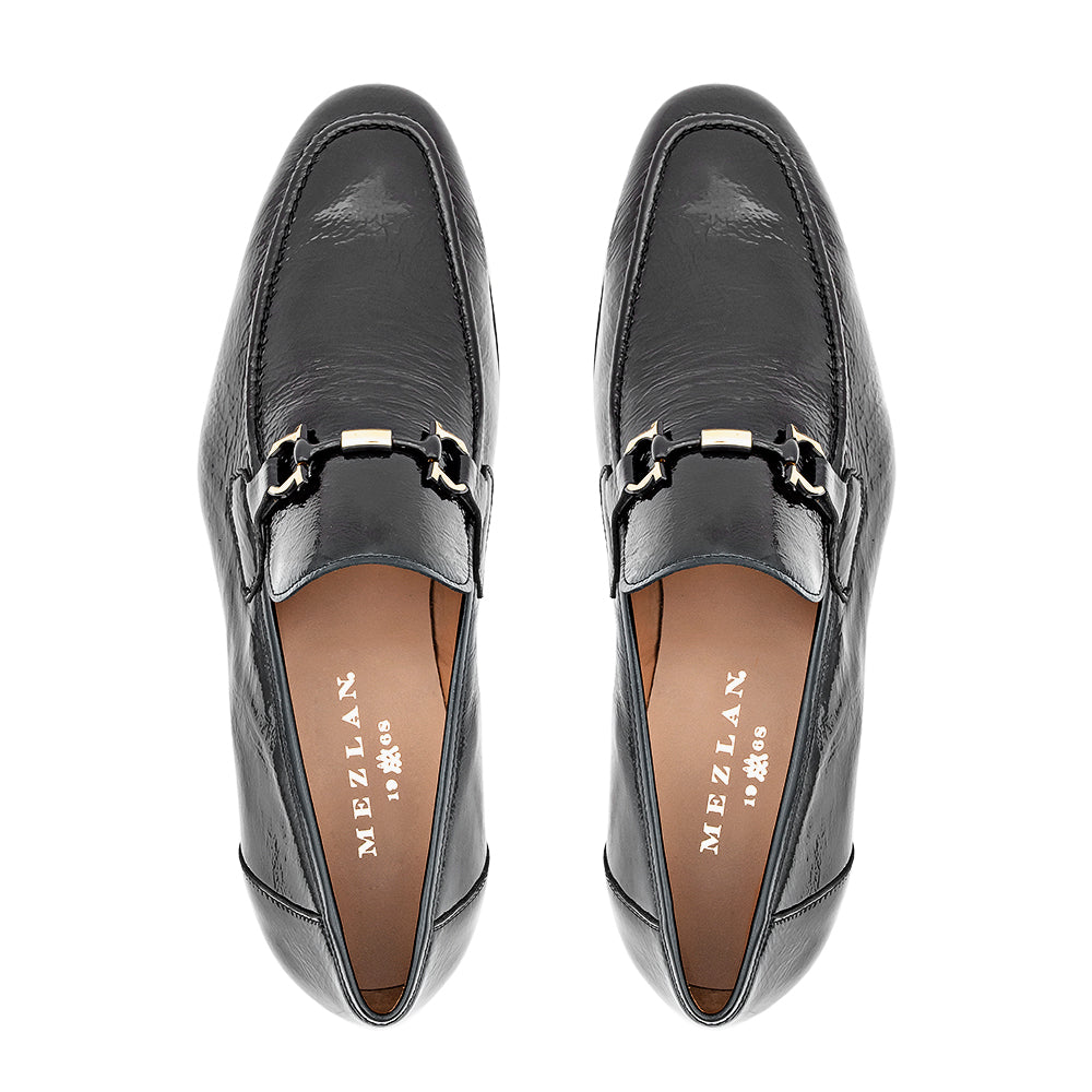 Shiny Calf Ornament Loafer