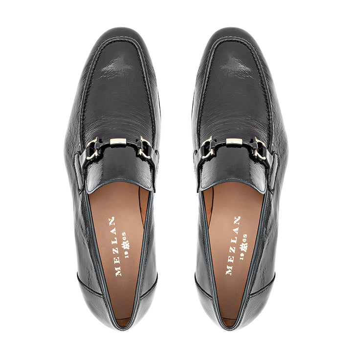 Shiny Calf Ornament Loafer