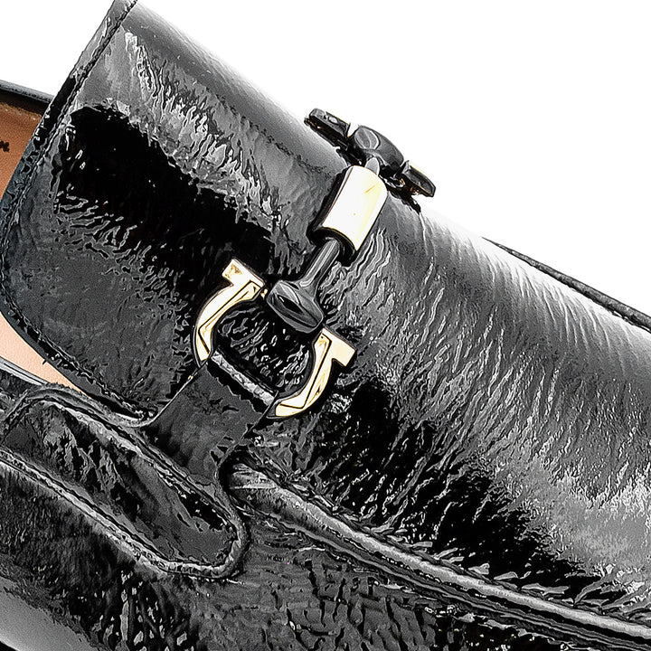 Shiny Calf Ornament Loafer