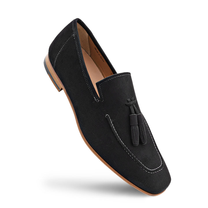 Suede Tassel Loafer