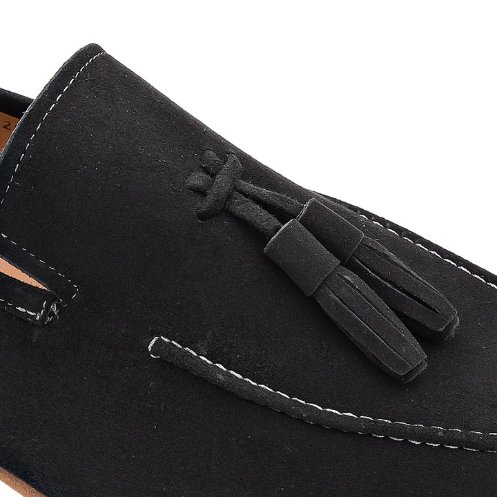 Suede Tassel Loafer