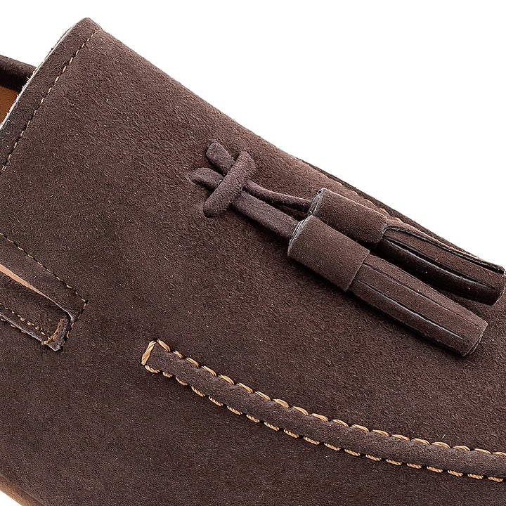 Suede Tassel Loafer