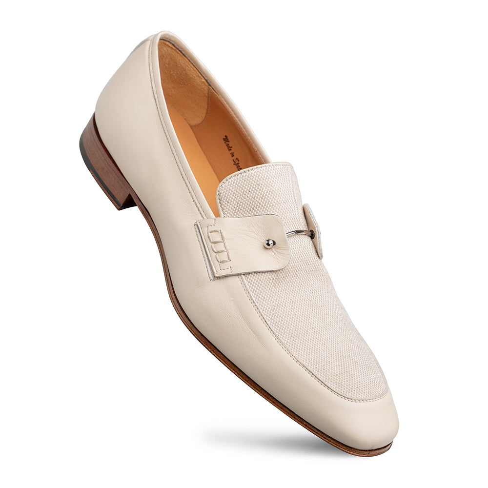 Saona Calf/Linen Slip On – Mezlan
