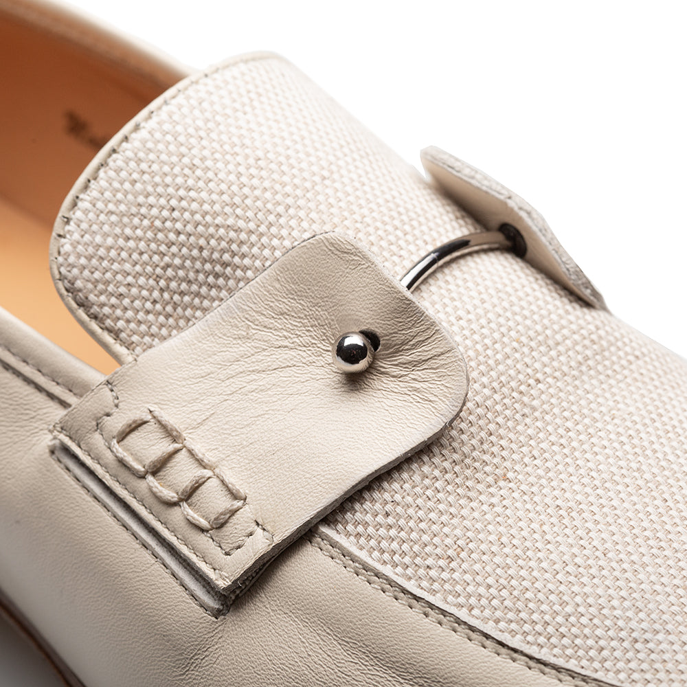 Saona Calf/Linen Slip On – Mezlan