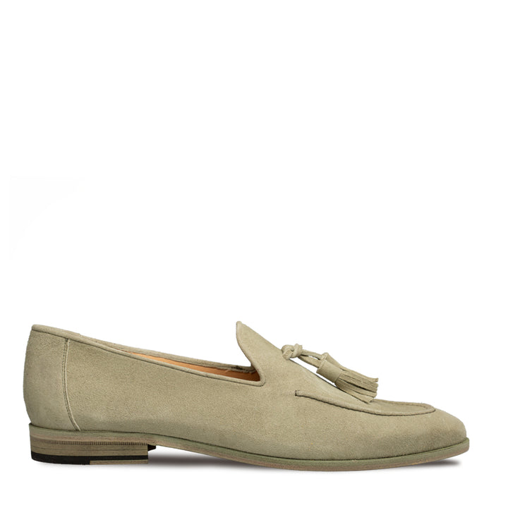 Gades Suede Tassel Loafer