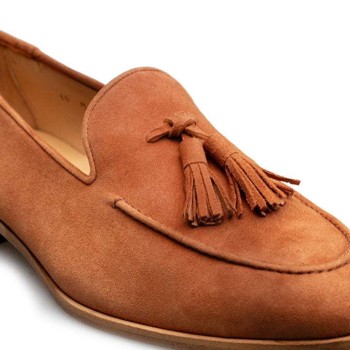 Gades Suede Tassel Loafer