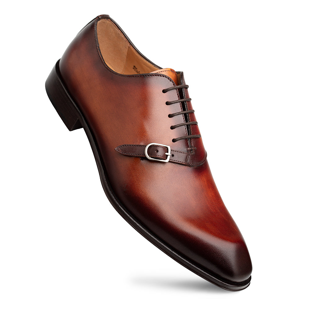 Patina Calf Side Buckle Oxford