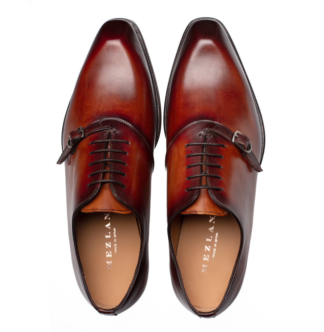 Patina Calf Side Buckle Oxford