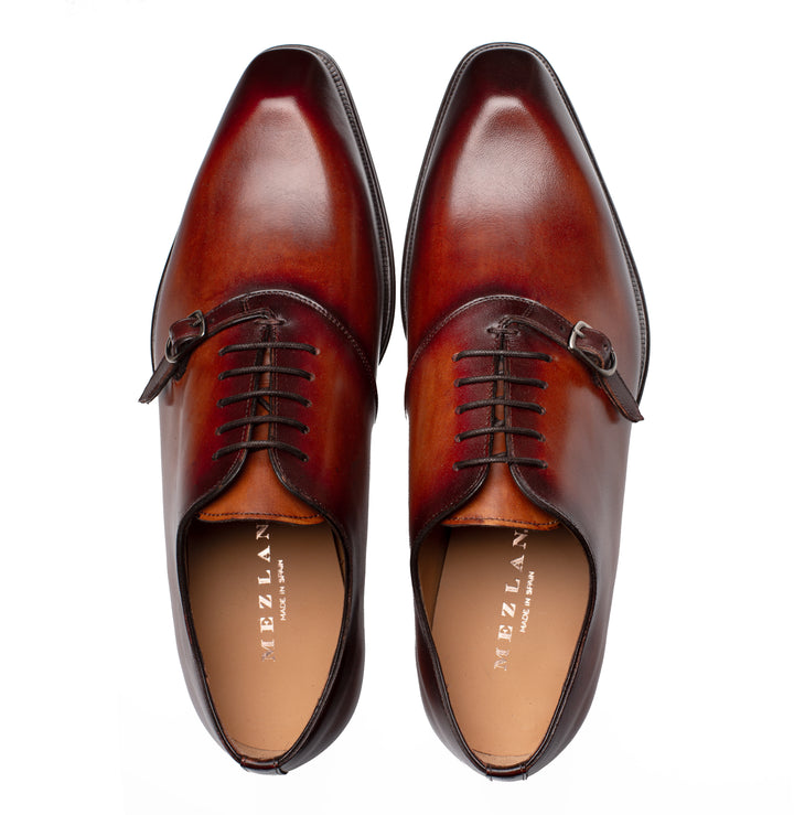Patina Calf Side Buckle Oxford