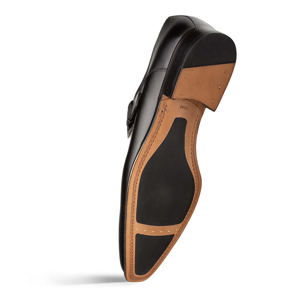 Patina Calf Plain Toe Monk