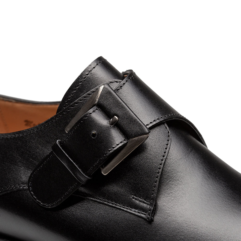 Patina Calf Plain Toe Monk