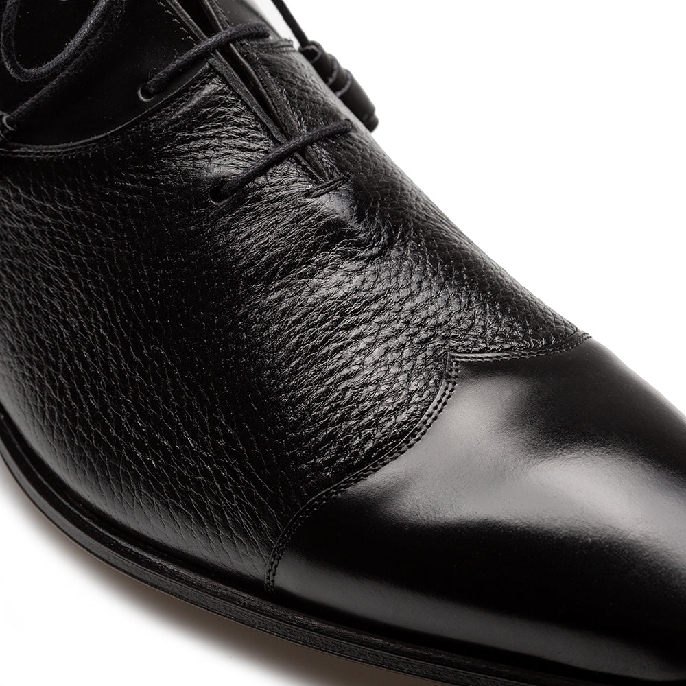Hi-Shine Calf/Deerskin Oxford