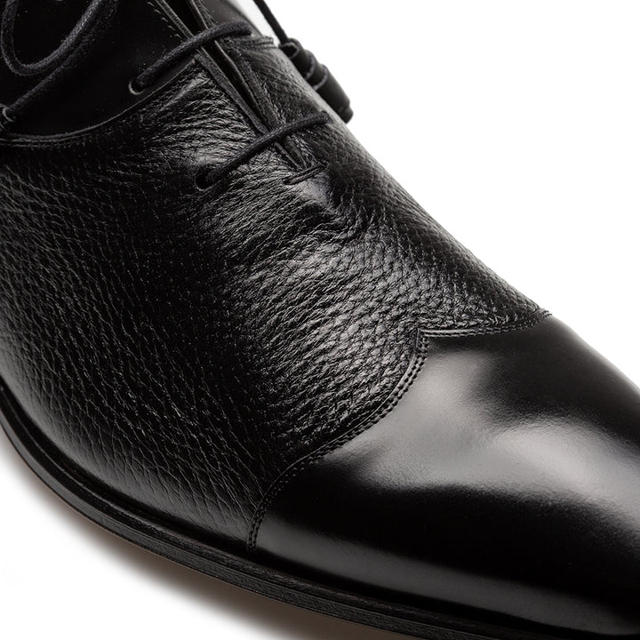 Hi-Shine Calf/Deerskin Oxford
