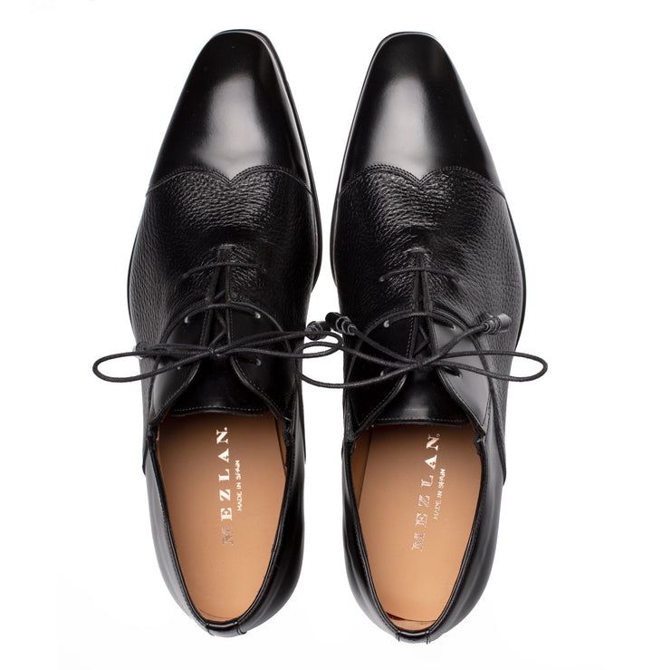 Hi-Shine Calf/Deerskin Oxford