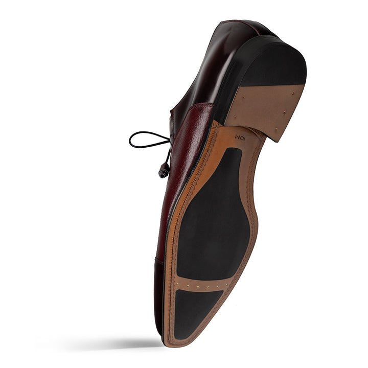 Hi-Shine Calf/Deerskin Oxford