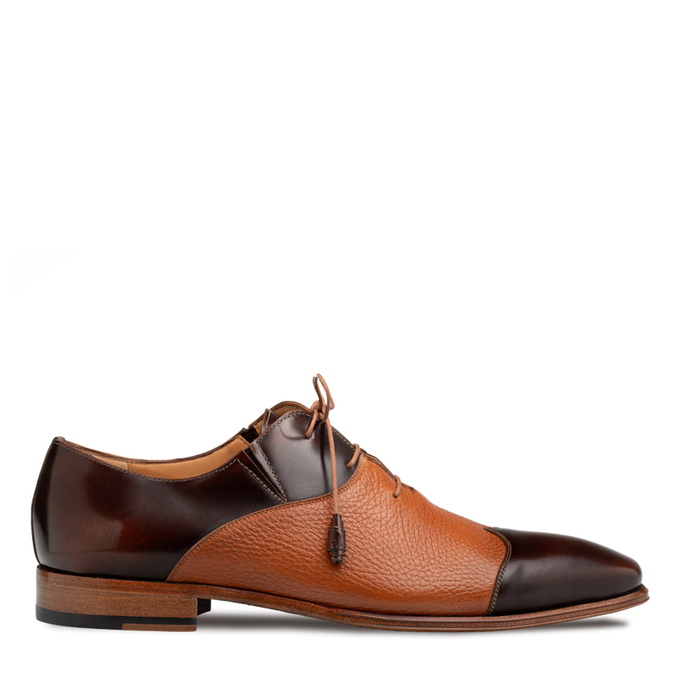 Hi-Shine Calf/Deerskin Oxford