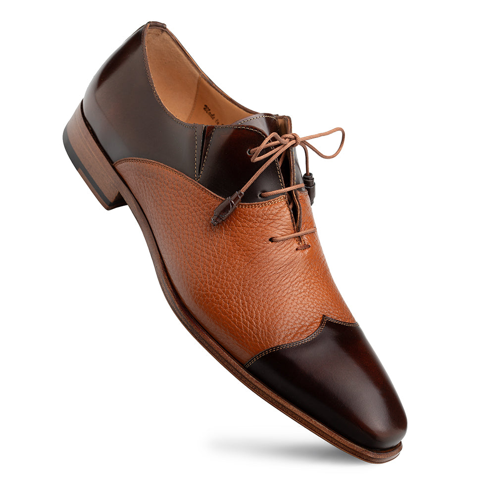 Hi-Shine Calf/Deerskin Oxford