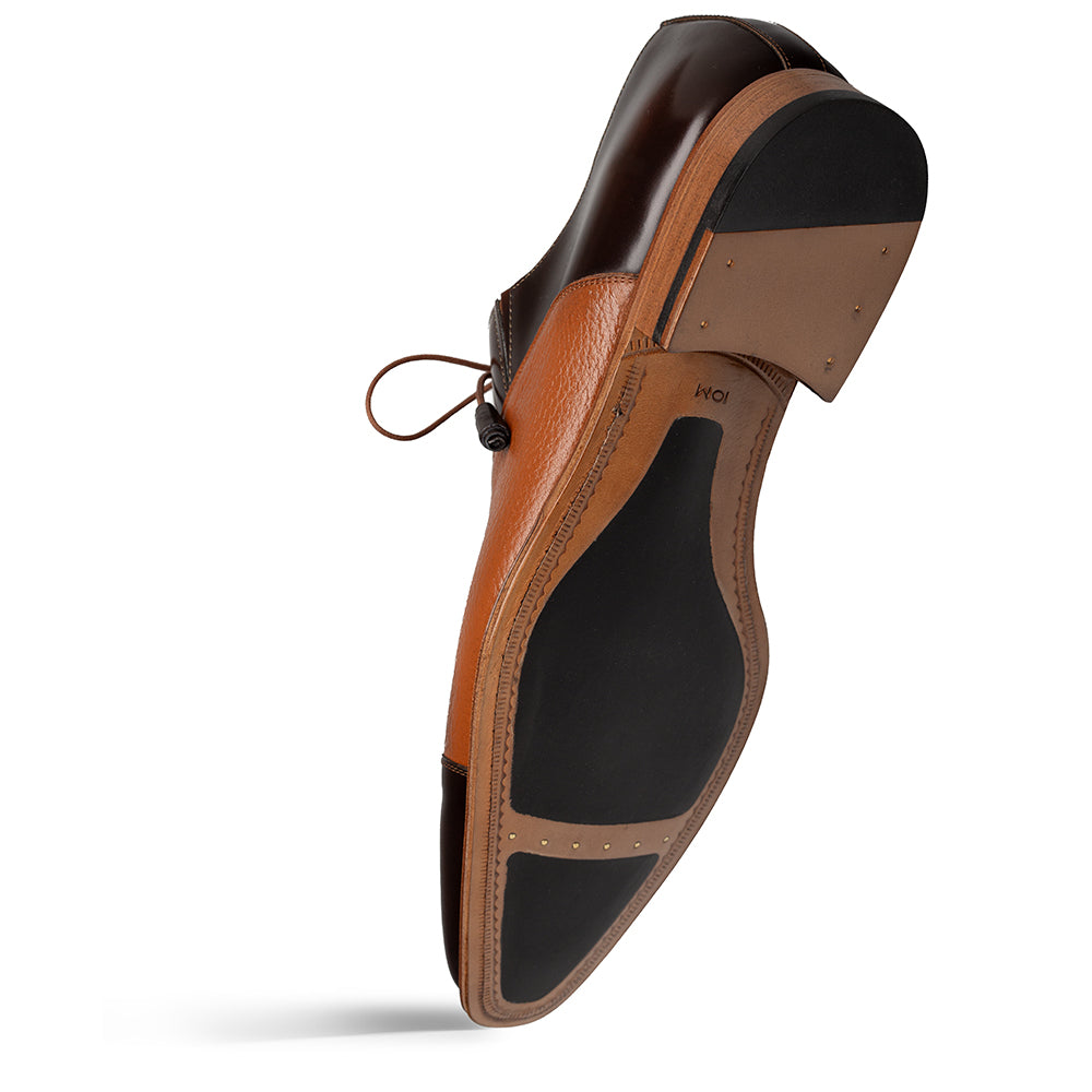 Hi-Shine Calf/Deerskin Oxford
