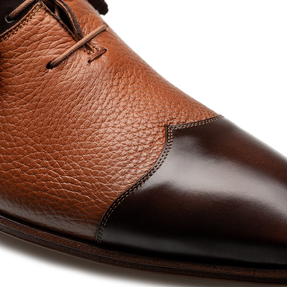 Hi-Shine Calf/Deerskin Oxford