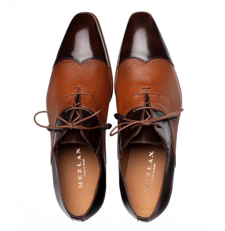 Hi-Shine Calf/Deerskin Oxford