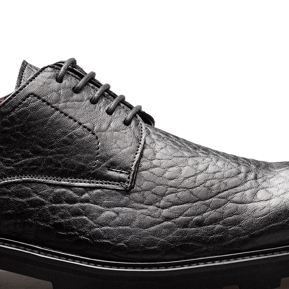 Aspen Pebbled Leather Derby