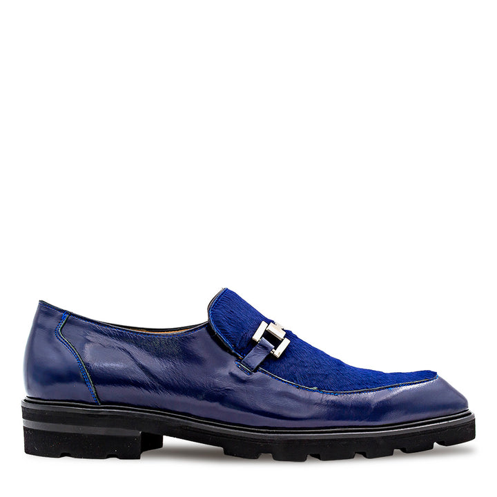 Shiny Calf/Pony Ornament Slip On