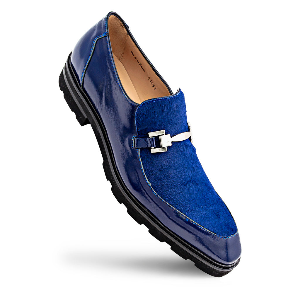 Shiny Calf/Pony Ornament Slip On