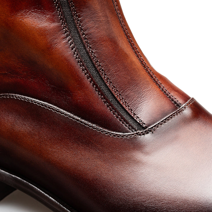 Maverick Patina Cap Toe Boot