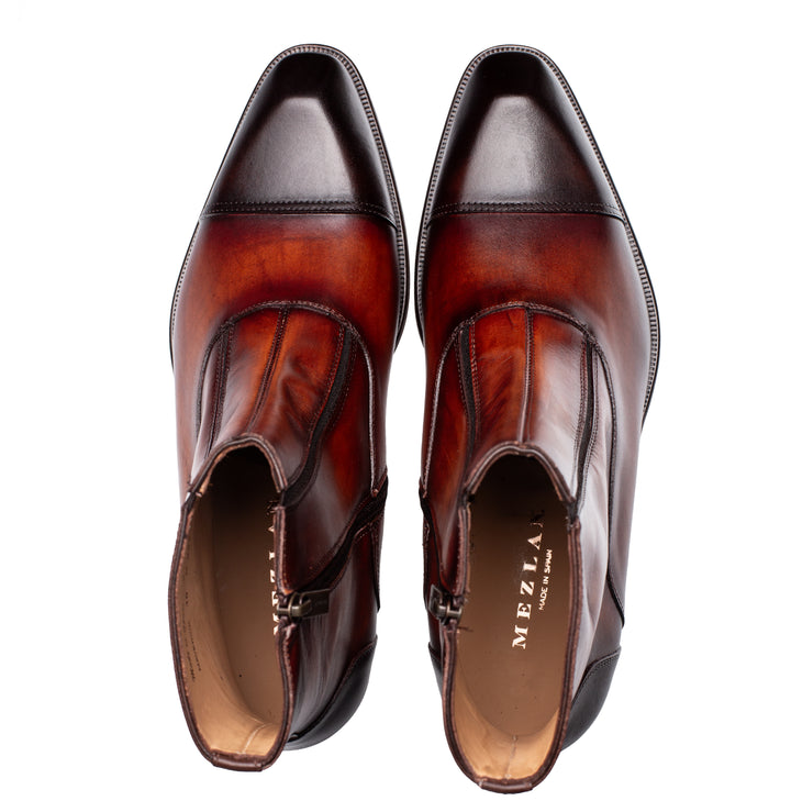 Maverick Patina Cap Toe Boot