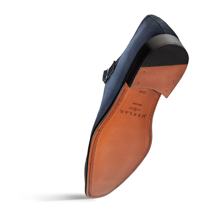 Suede Side Buckle Oxford