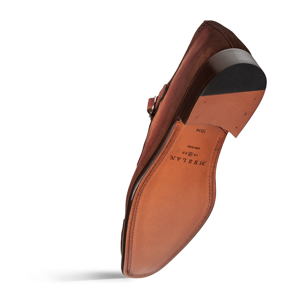 Suede Side Buckle Oxford