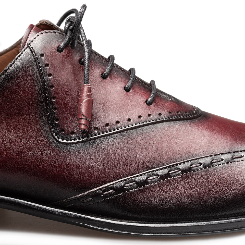 Patina Calf Bicycle Toe Oxford