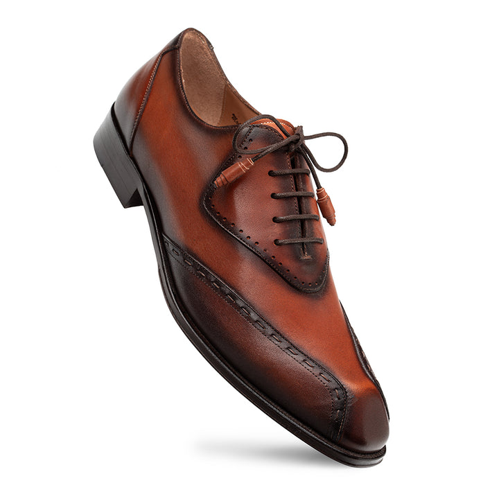 Patina Calf Bicycle Toe Oxford