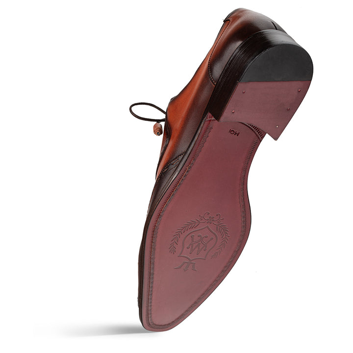 Patina Calf Bicycle Toe Oxford