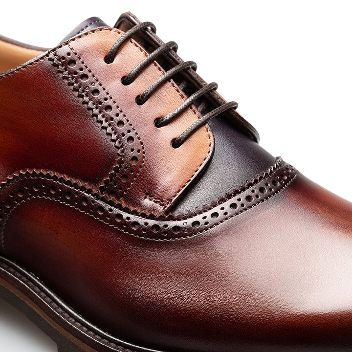 Birch Two-Tone Lug Sole Derby