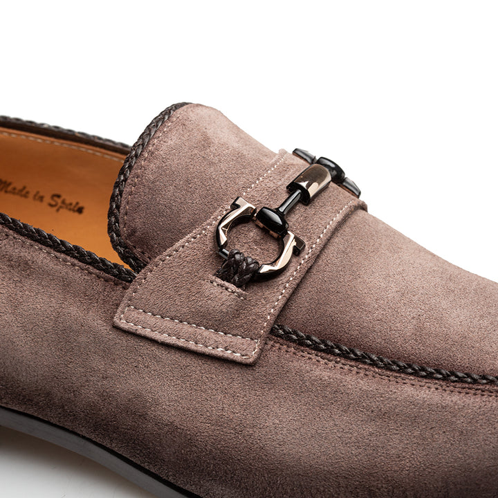 Antelope Suede Ornament Loafer
