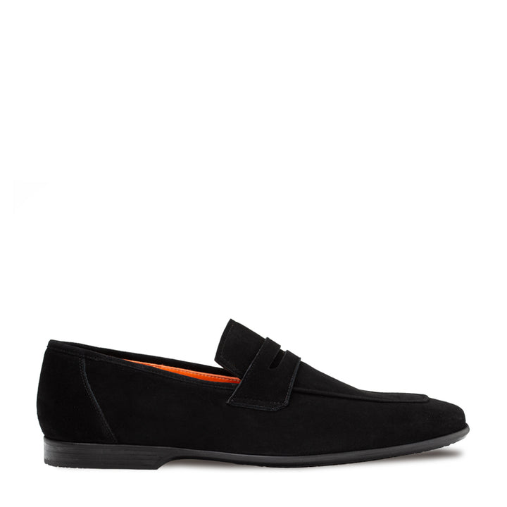 Suede Apron Penny Loafer