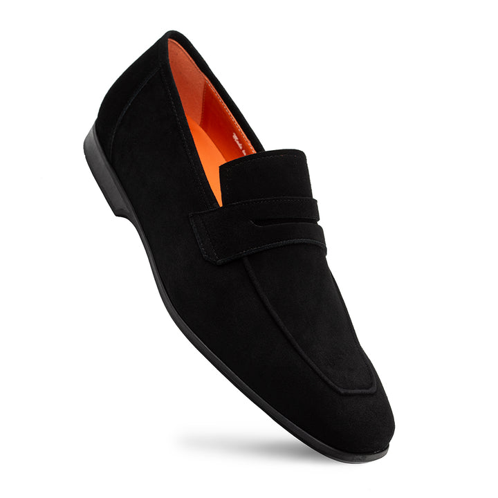 Suede Apron Penny Loafer