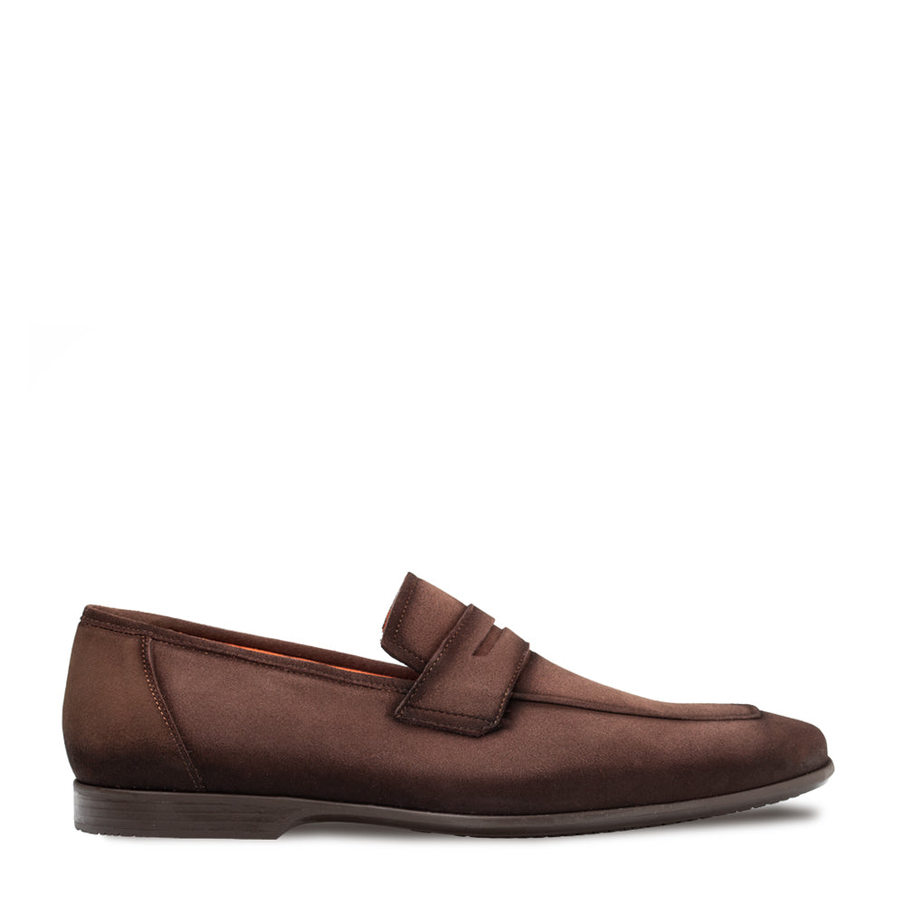 Suede Apron Penny Loafer
