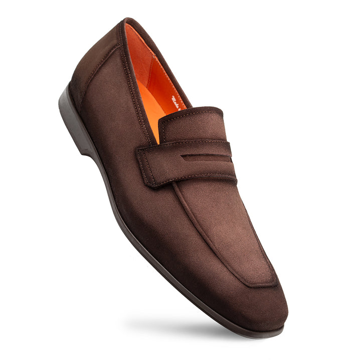 Suede Apron Penny Loafer