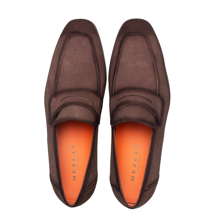 Suede Apron Penny Loafer