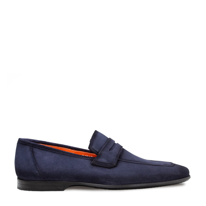 Suede Apron Penny Loafer