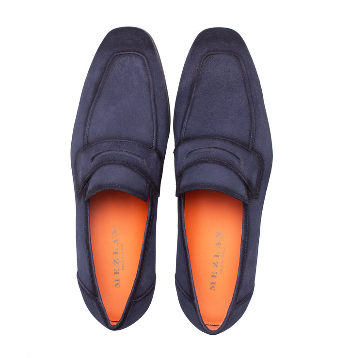 Suede Apron Penny Loafer